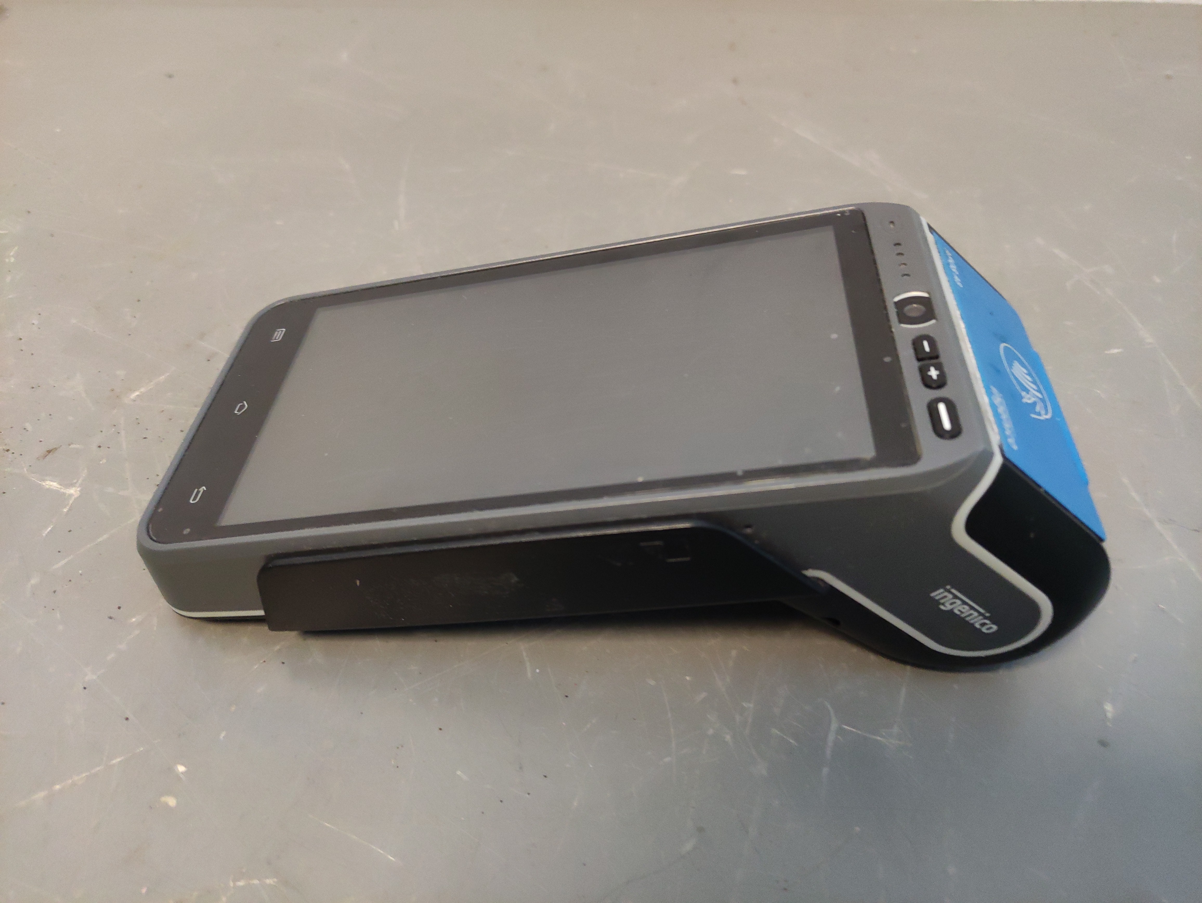 datáfono banco comercio func plast azul 6.3x18.5x8.5 4u